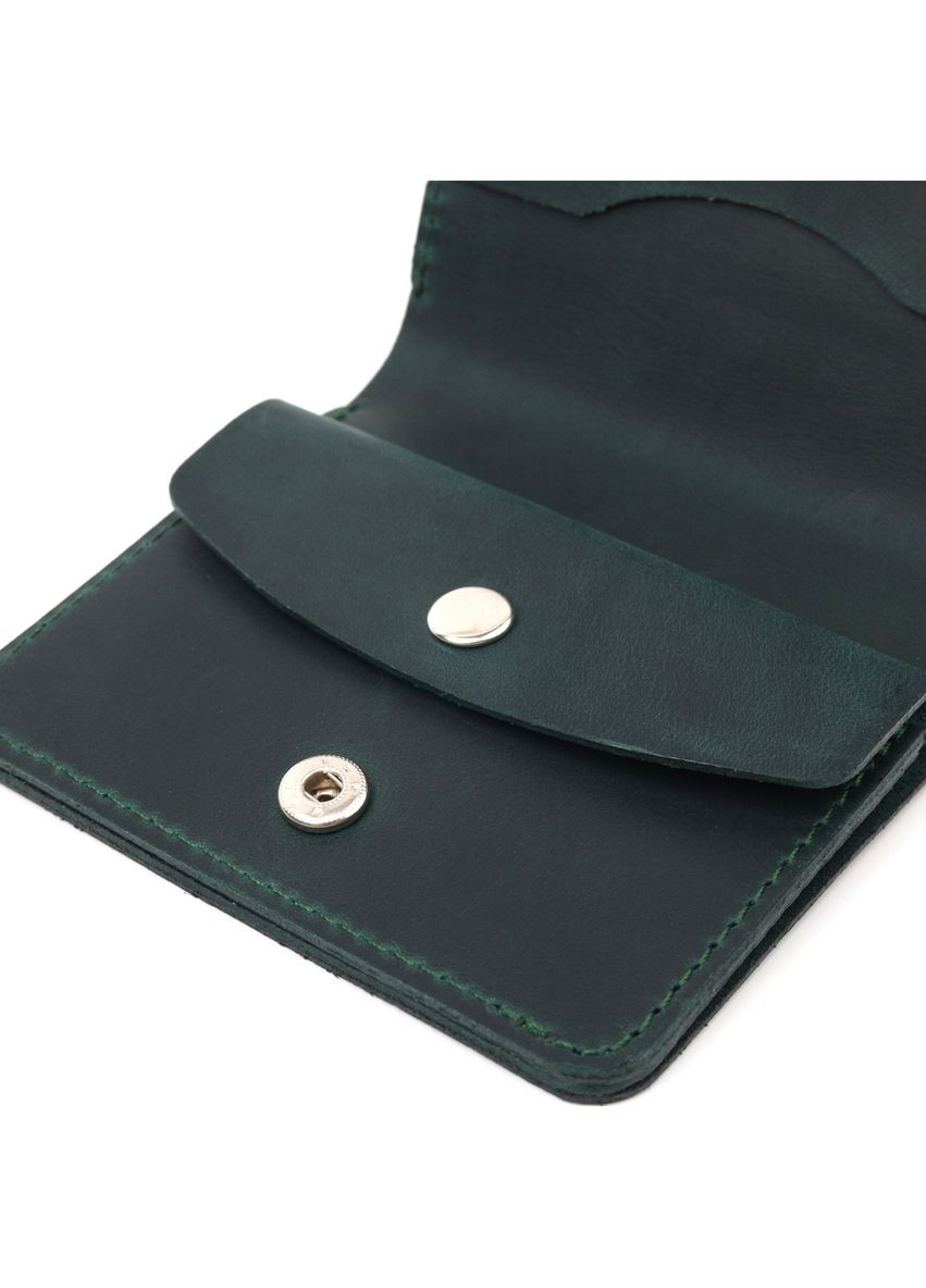 Винтажное кожаное портмоне с монетницей унисекс зеленое (sku_16603) No Brand (327819456)