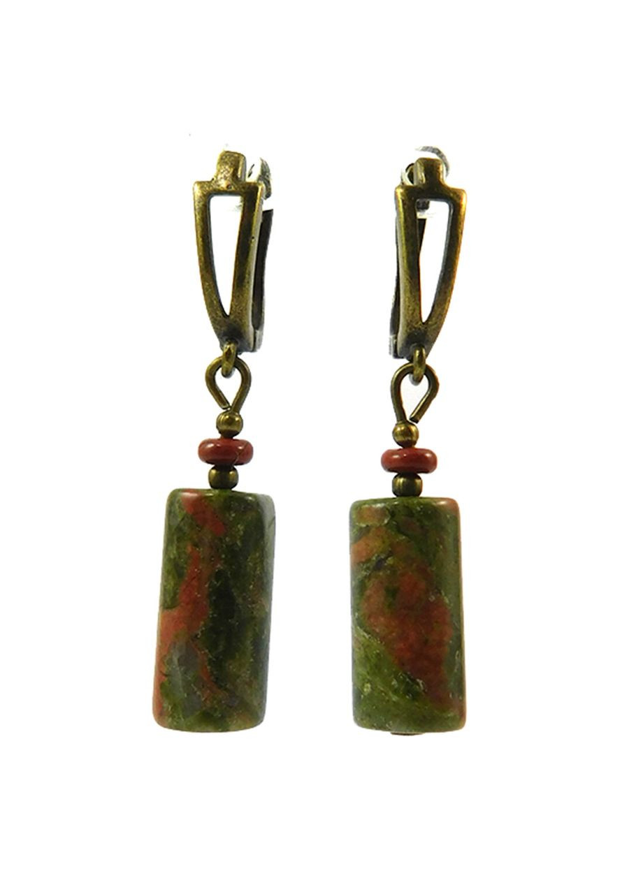 Серьги "Изысканный мотив" Яшма Fursa fashion (326004535)