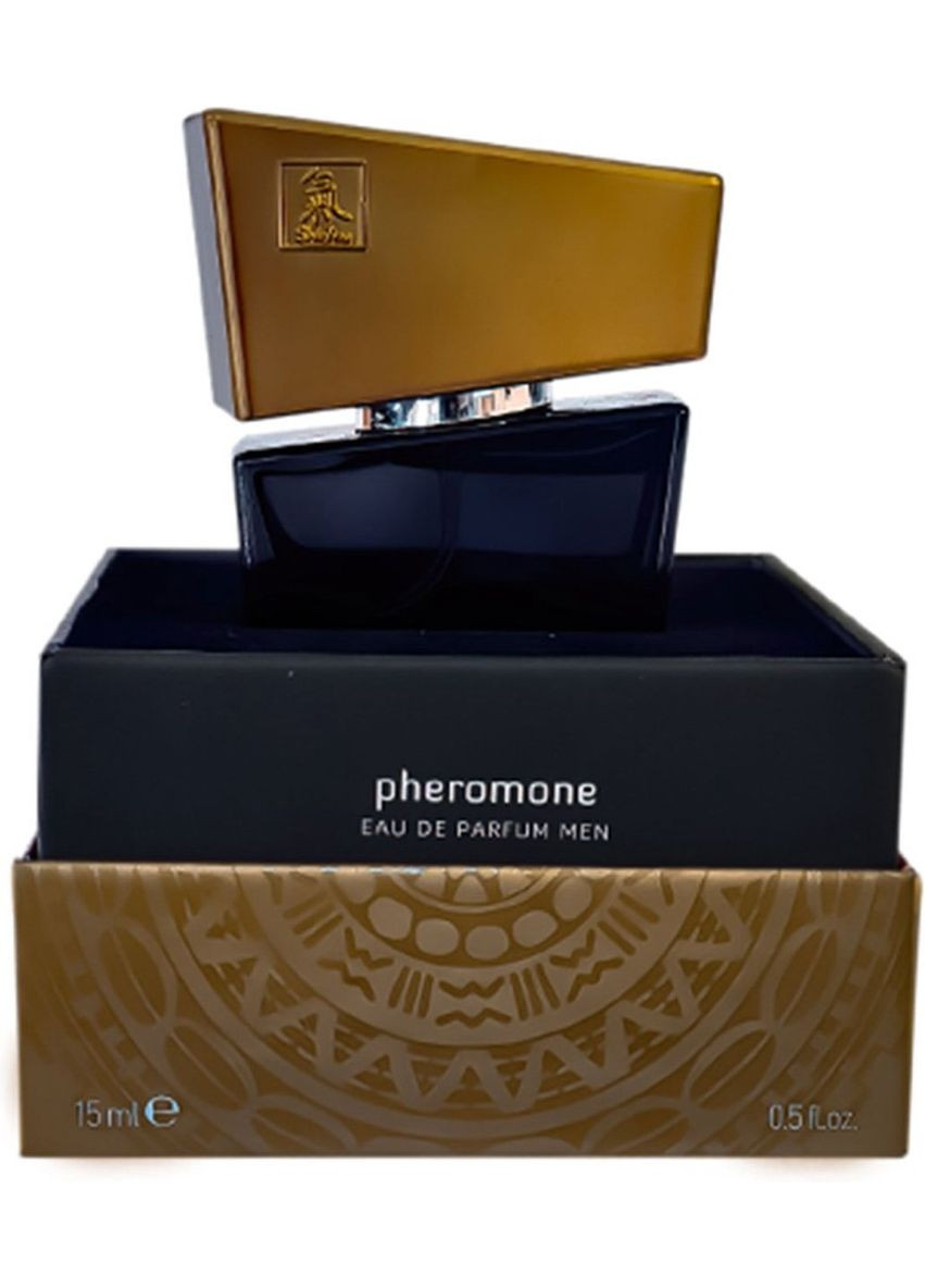 Духи з феромонами чоловічі SHIATSU Pheromone Fragrance men grey 15 мл CherryLove Hot (291438906)