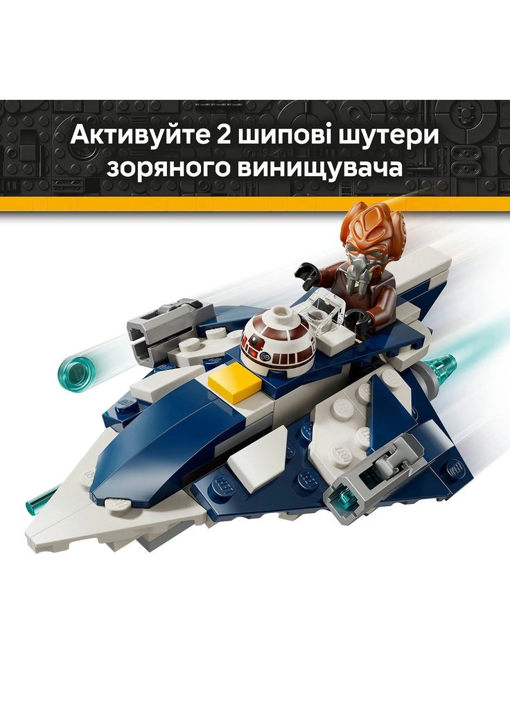 Конструктор Star Wars Джедайський зоряний мікровинищувач Пло Куна (75400) Lego (369674567)