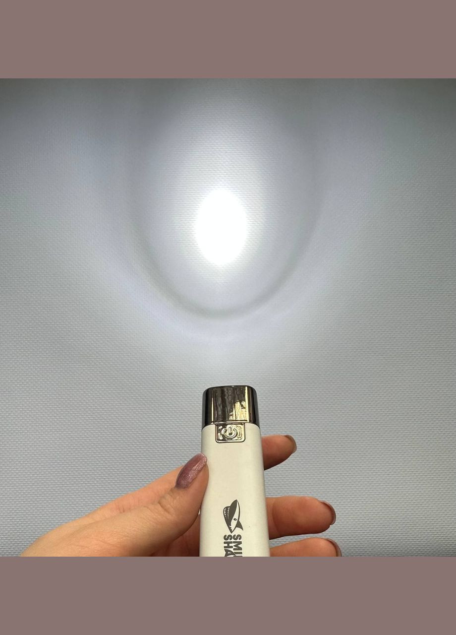 Ліхтар ручний світлодіодний Smiling shark із вбудованим акумулятором Digital (315889528)