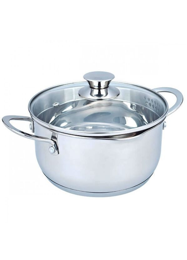 Кастрюля из нержавеющей стали с крышкой 5 литра MR-3510-24 Maestro (317045869)