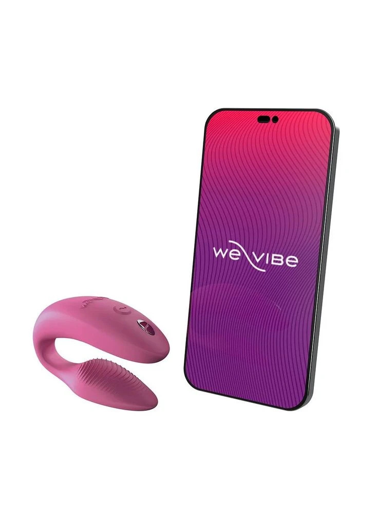 Розовый вибратор для двоих со смарт управлением WeVibe Sync 2 Rose We-Vibe (315012453)