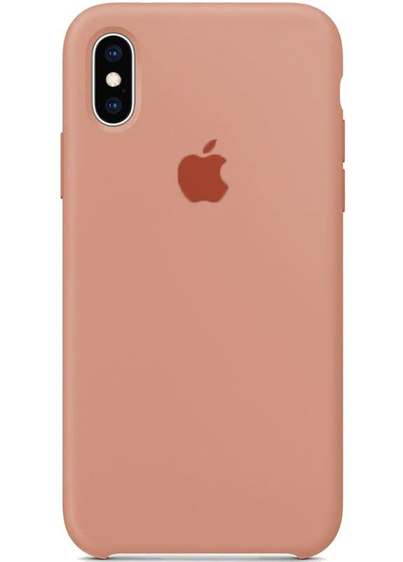 Чехол-накладка Silicone Case Apple iPhone X/XS Papaya Toto (301780288)