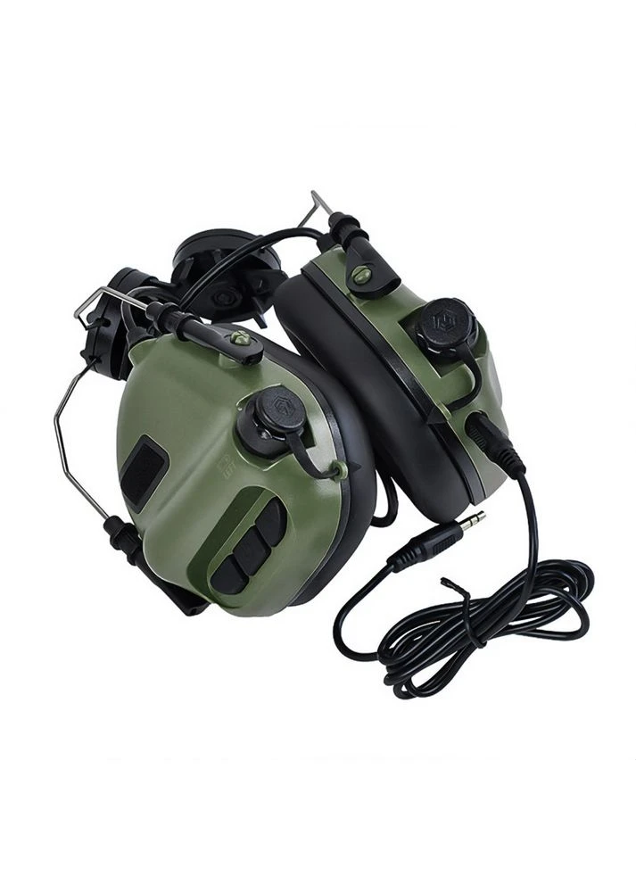 Активні захисні навушники M31H MARK3 ARC (FG) Olive з кріпленням на шолом (96-00046) Earmor (382363192)