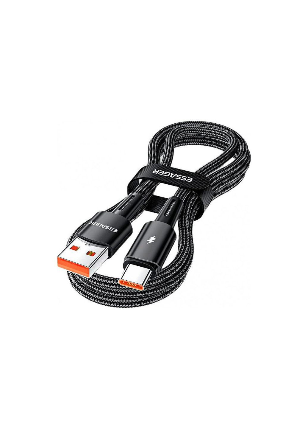 Дата кабель (ek20142) Essager USB 2.0 AM to USB-C 2.0m 120W black (392047595)
