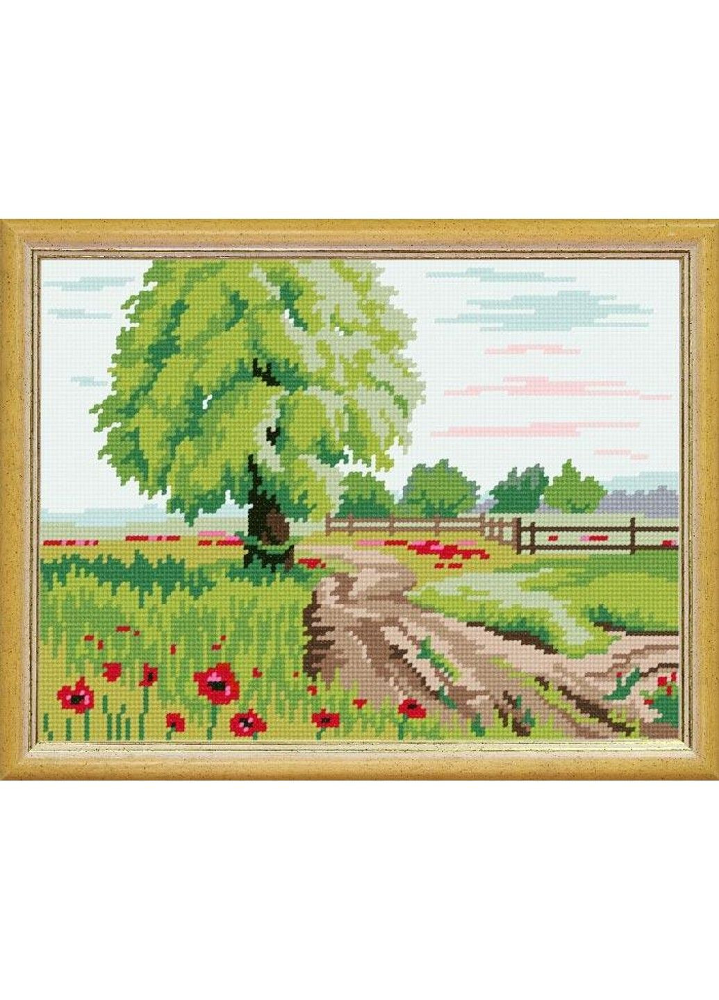 Набір для вишивання хрестиком Стара липа Zweigart Madeira муліне 24х32 см No Brand (333165091)