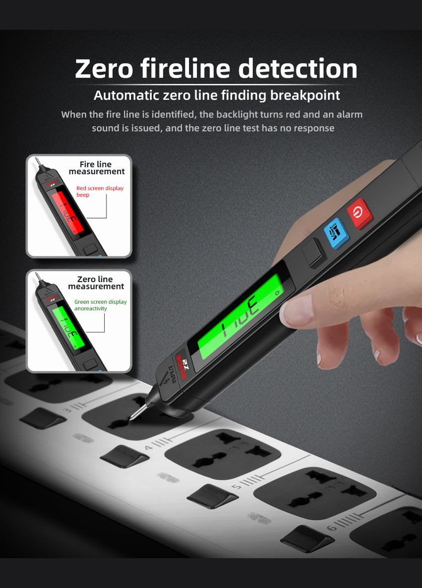 Безконтактний індикатор фази та напруги Z2 Bside (300577529)