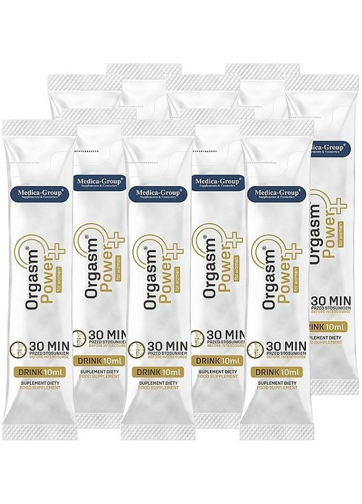 Біологічно активна добавка для підтримання лібідо жінок Orgasm Power for Women Drink 10ml (1145361-44909919) Medica-Group (368658992)