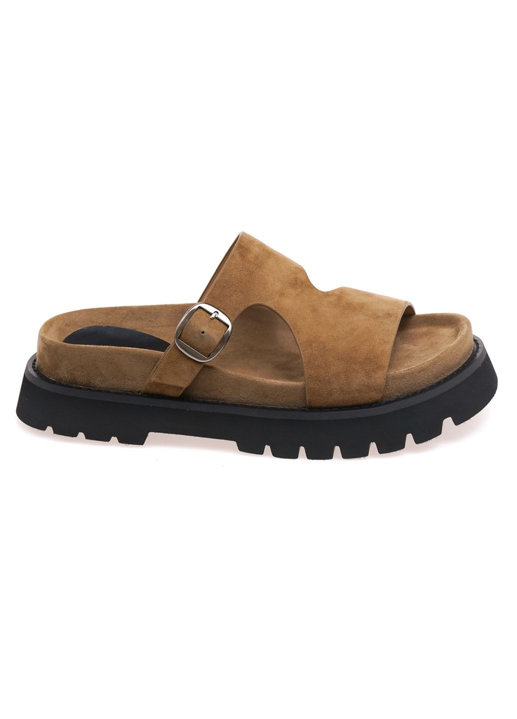 Бежевые шлепанцы женские am0972y19a/brown Arees Meniwa