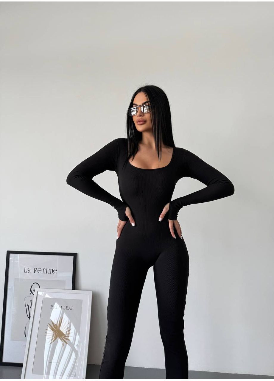 Женский комбинезон Osoblyva комбинезон-брюки чёрный