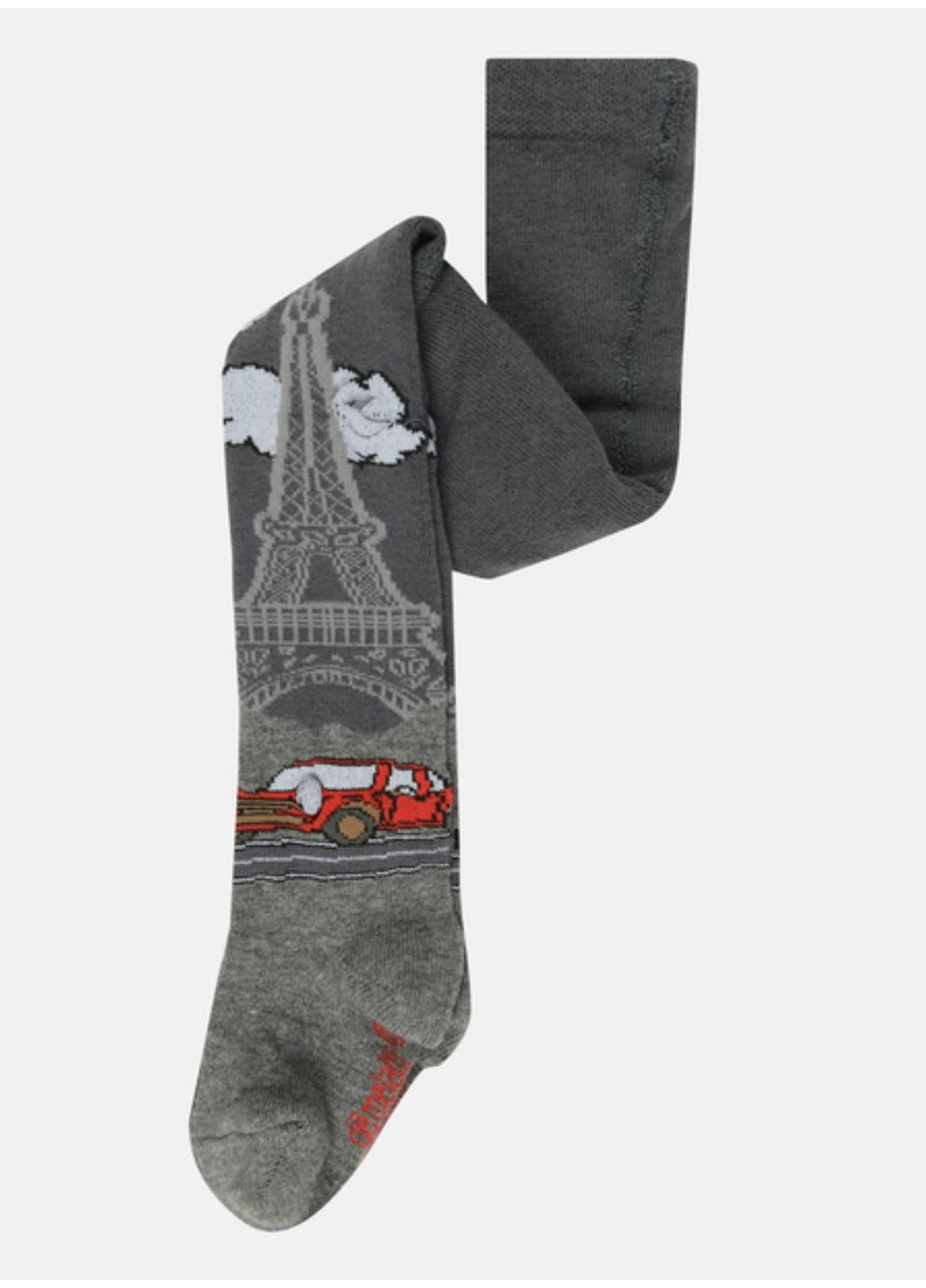 Детские колготки хлопчатобумажные для мальчика De 3D Графитовые (0866) Melatti (361147639)