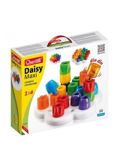 Мозаїка Серії - Геометрія Максі (Великі Фішки (21 Шт.) + Дошка) Quercetti (290111093)