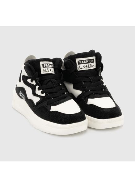 Цветные осенние детские ботинки на мальчика высокие (2753-1) Bessky