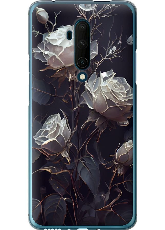 Силиконовый чехол 'Розы 2' для Endorphone OnePlus 7T Pro (258178214)