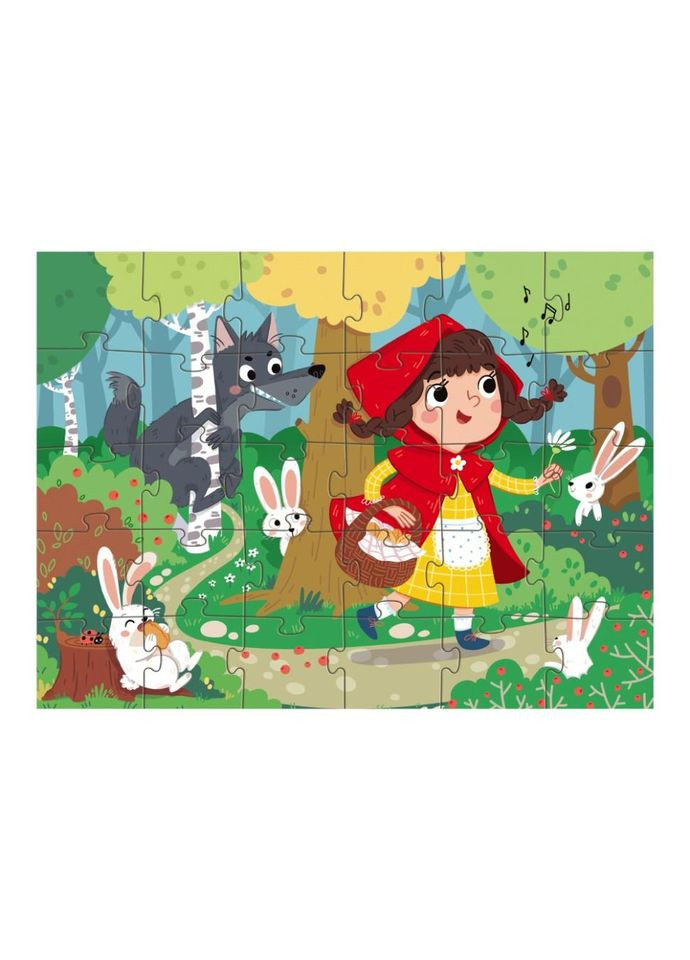 Дитячий пазл "Червона Шапочка" DoDo Toys 300694, 30 елементів Toysi (372495962)