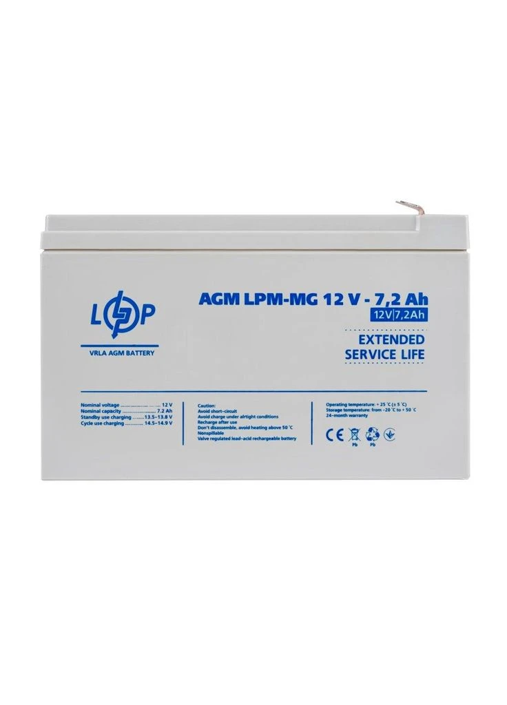 Акумулятор мультигелевий LPM-MG 12V - 7.2 Ah LogicPower (380309736)