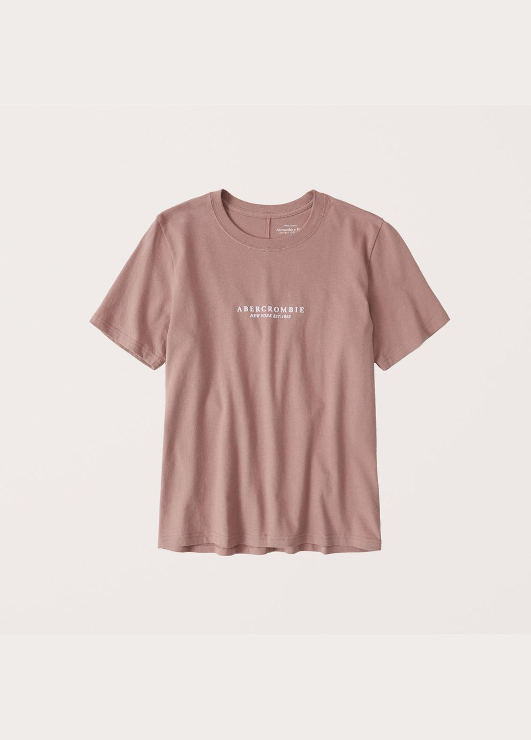 Темно-рожева літня футболка af8596w Abercrombie & Fitch