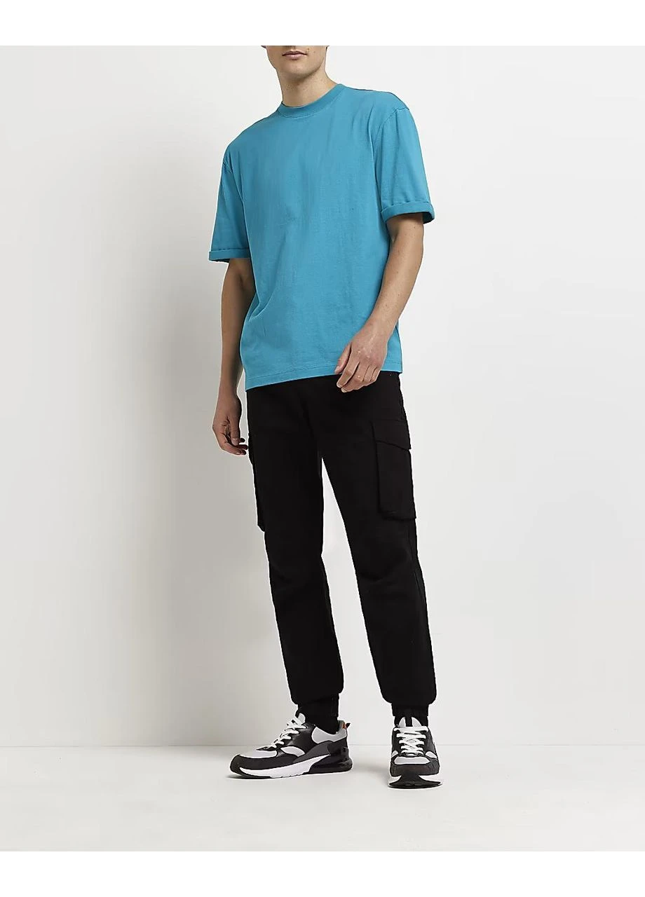 Светло-бирюзовая футболка basic,светло-бирюзовый, River Island