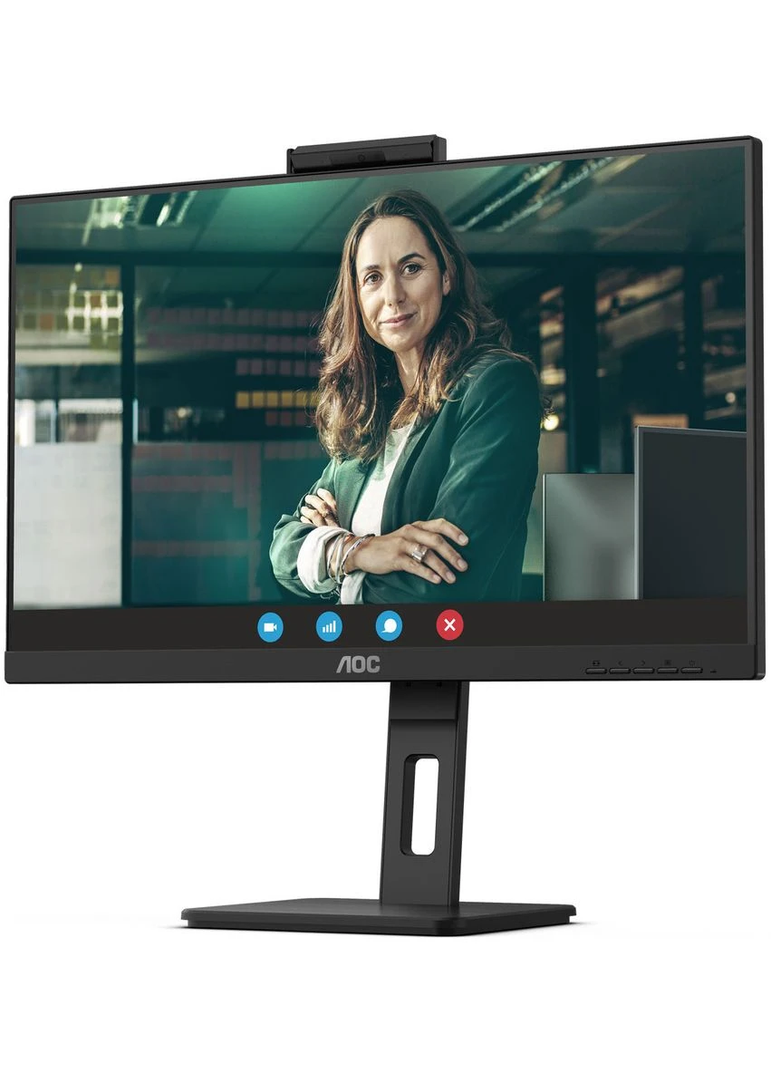 27-дюймовый TFT-монитор Q27P3QW, QHD, IPS, 75 Гц, 2xHDMI, DP, USB-хаб, веб-камера, HAS, поворотный механизм, телевизор. AOC (387593969)