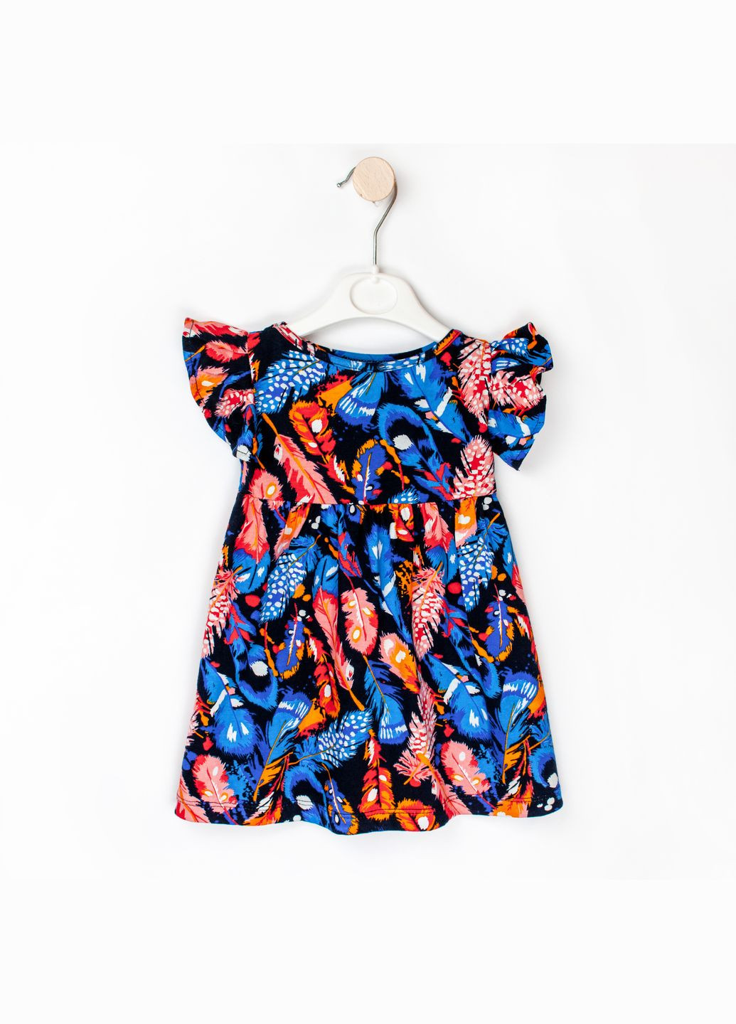 Синее детское летнее платье dexter`s перышки dexter's (290416696)