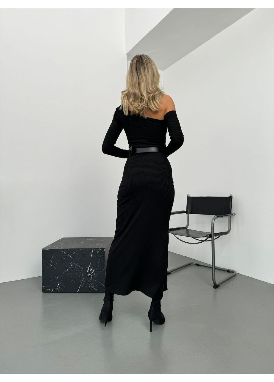 Чорна сукня, колір чорний Fashion