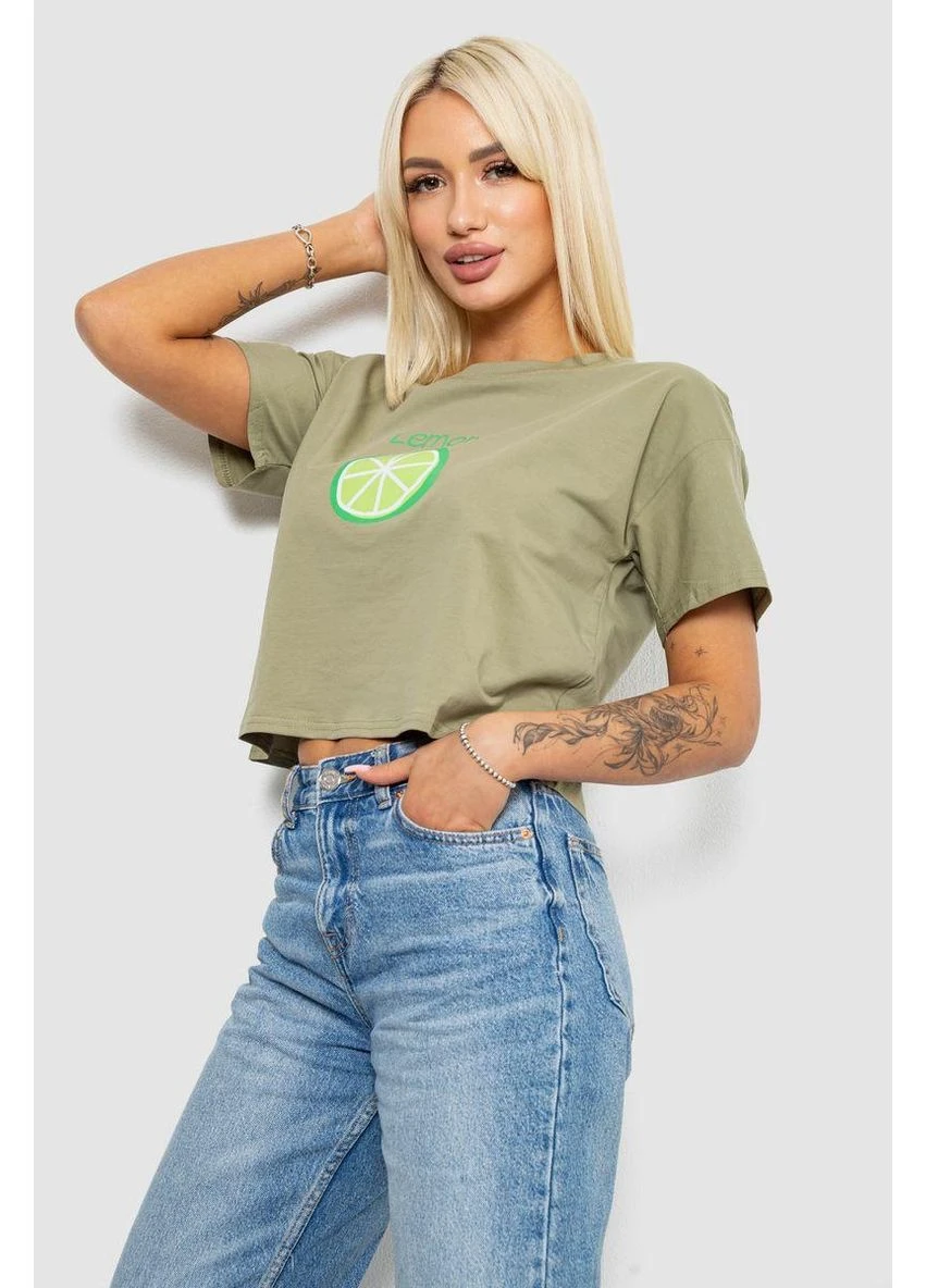 Футболка жіноча з принтом,, 221R9904 No Brand - (396276393)