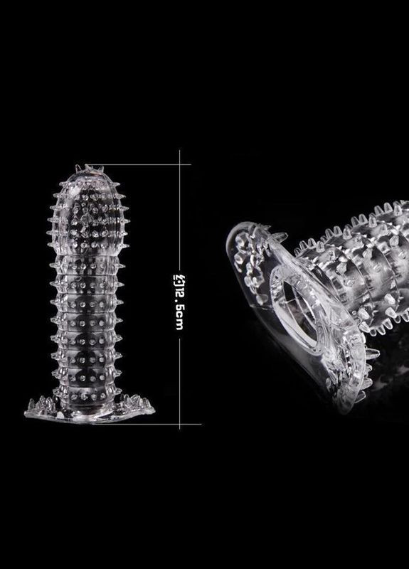 Насадка на член із пухирцями. В наявності два типи. No Brand (340914693)