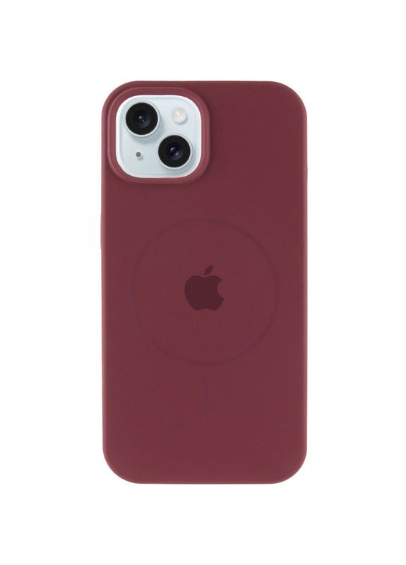 Чохол на iPhone 15 Plus / для айфон 15+ плюс з функцією магсейф MagSafe / Black Epik (338604018)