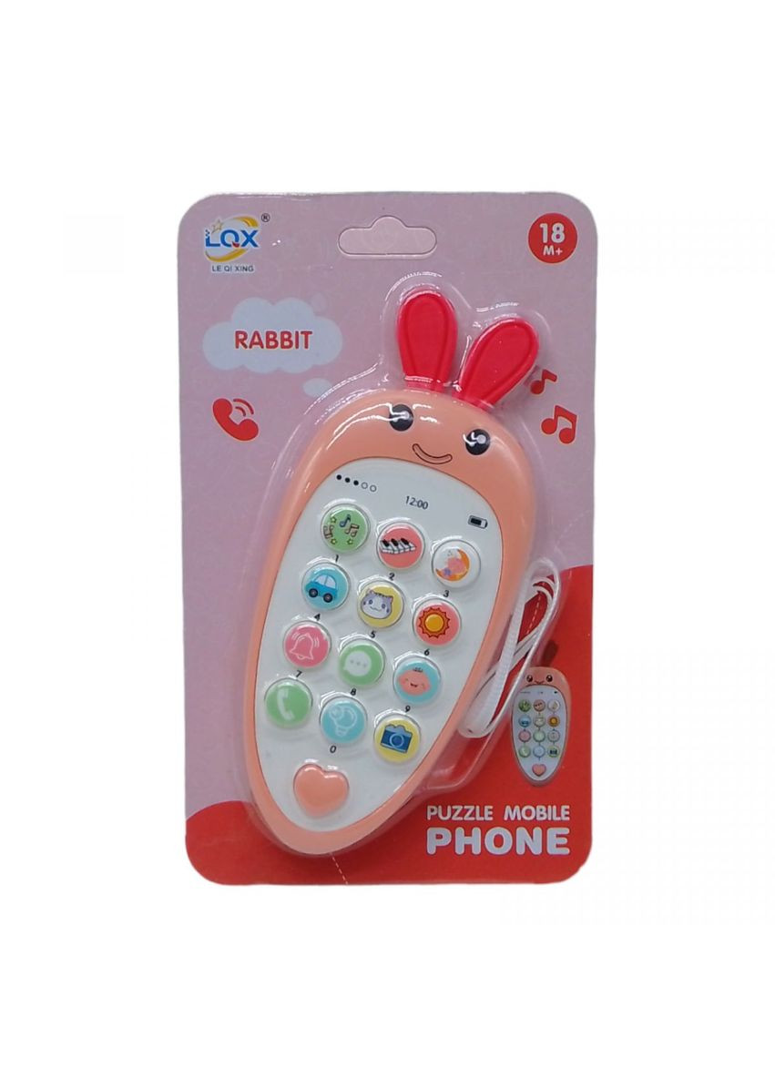 Развивающая игрушка "Морковка-телефон" (розовая) MIC (290252361)