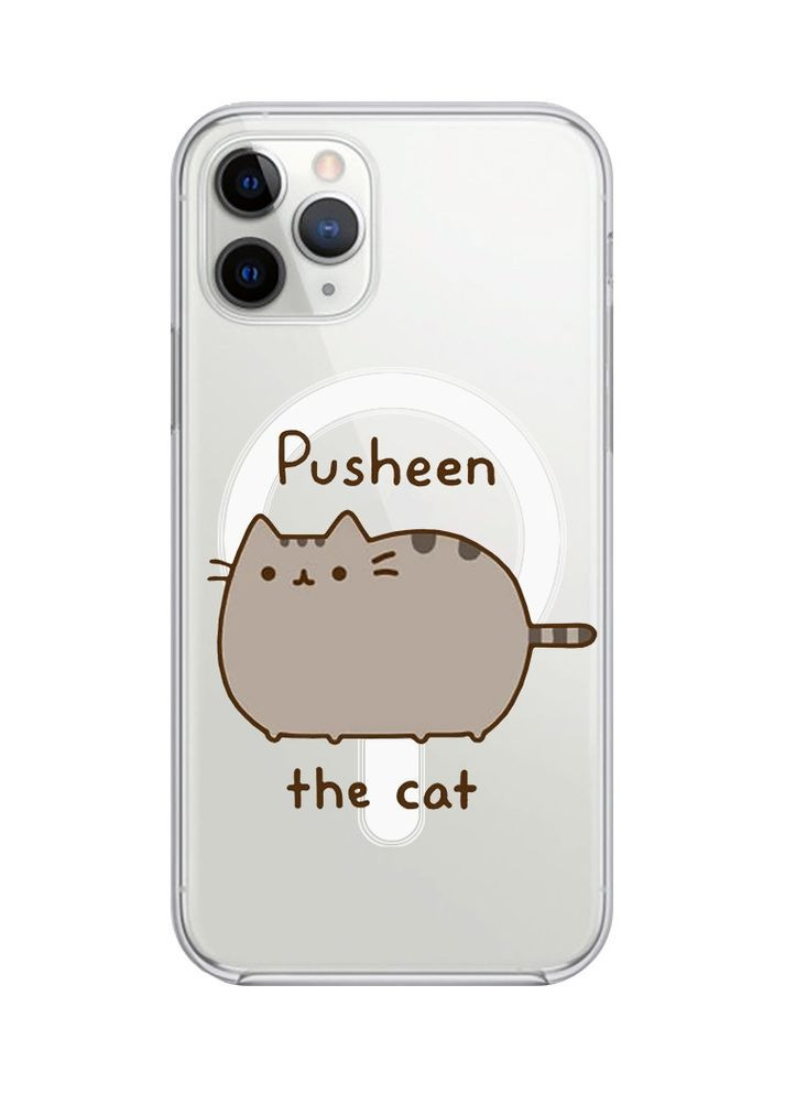 Магнітний чохол на iPhone 11 Pro Max із підтримкою MagSafe Пушин котик (принт 412) Creative (356128326)