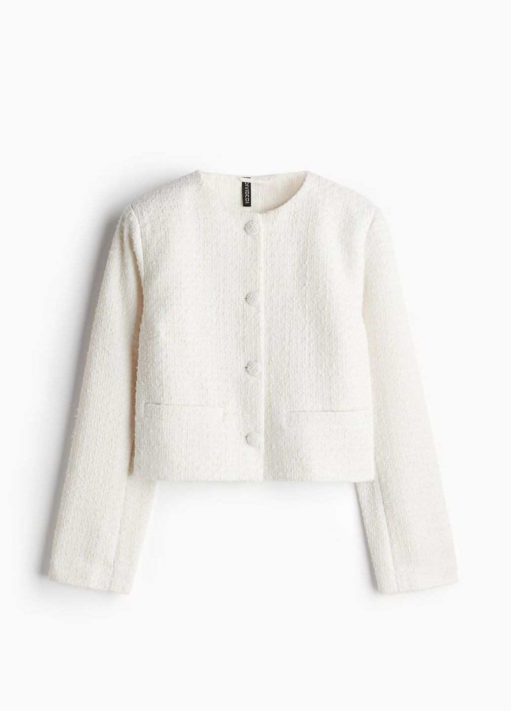 Молочна демісезонна куртка H&M