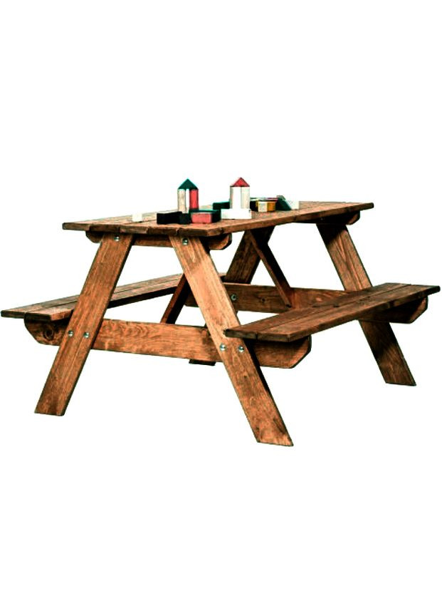 Дитячий садовий столик з дерева Кіфа мускат (СДД-000707) No Brand (328960935)