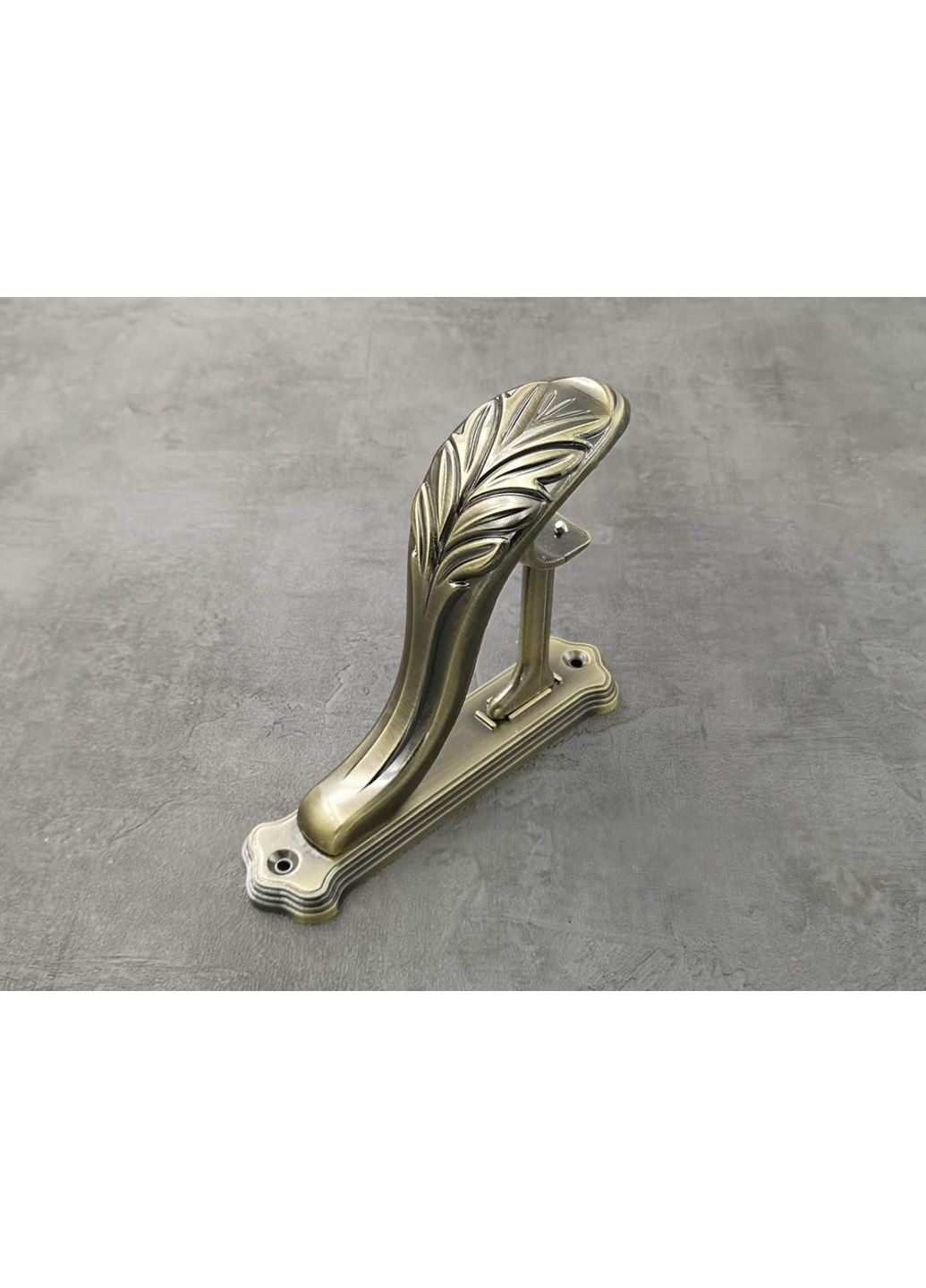 Карниз Барамела рифлена штанга одинарний ретро 25 мм 400 см Антик Quadrum (352778341)