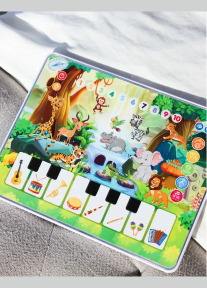 Іграшковий розвиваючий планшет M 3812 з піаніно No Brand (330610287)