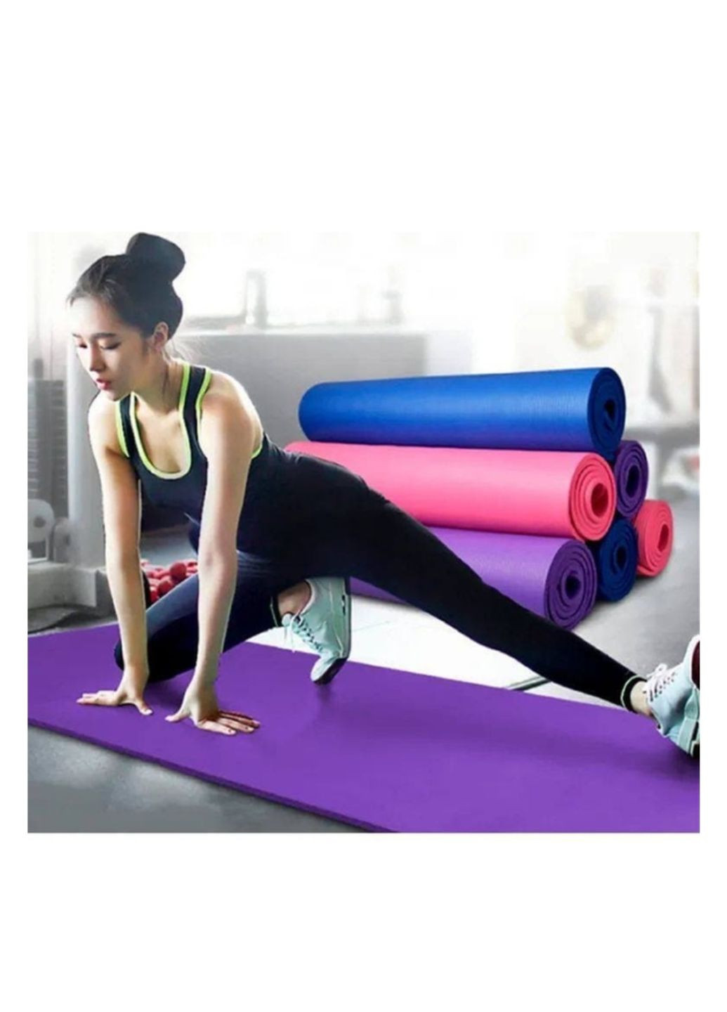 Спортивний каремат для фітнесу або пілатесу PVC No Brand (342746748)