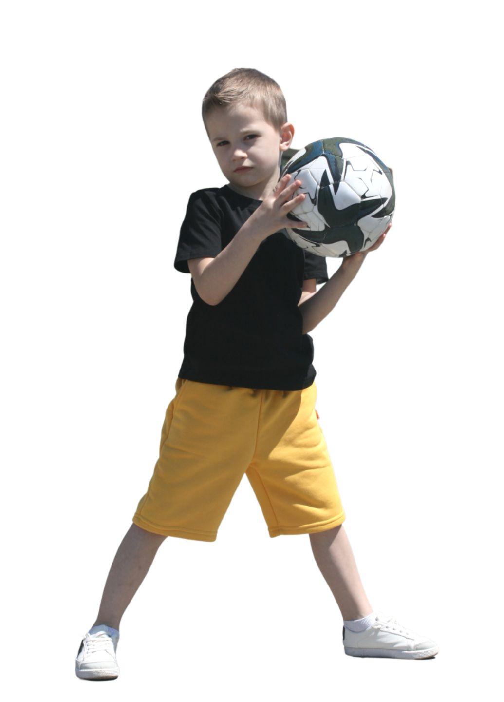 Дитячі спортивні шорти Жовтий Malwel (301906010)