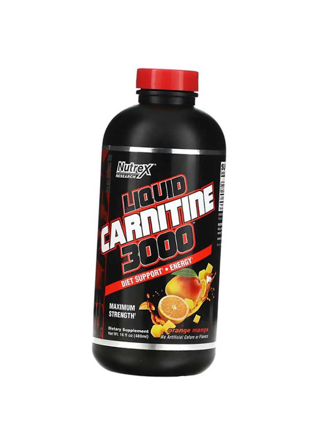 Жидкий Карнитин Концентрат Liquid Carnitine 3000 480 мл Апельсин-манго Nutrex (292710610)