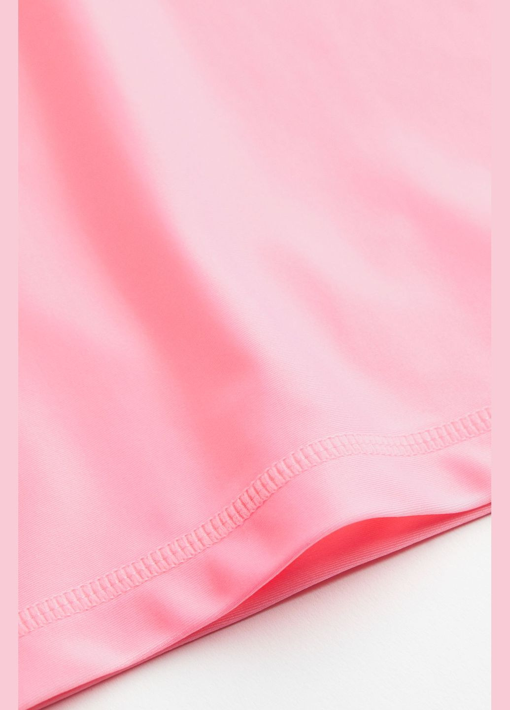 Розовый демисезонный пляжный лонгслив H&M однотонный