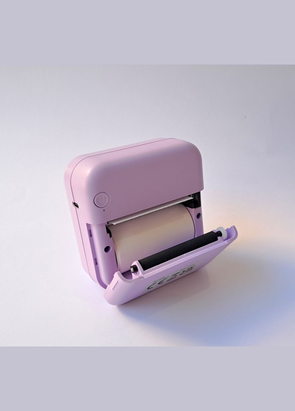 Портативний термопринтер Mini Printer C15F для друку зі смартфона без чорнила фіолетовий No Brand (326800893)