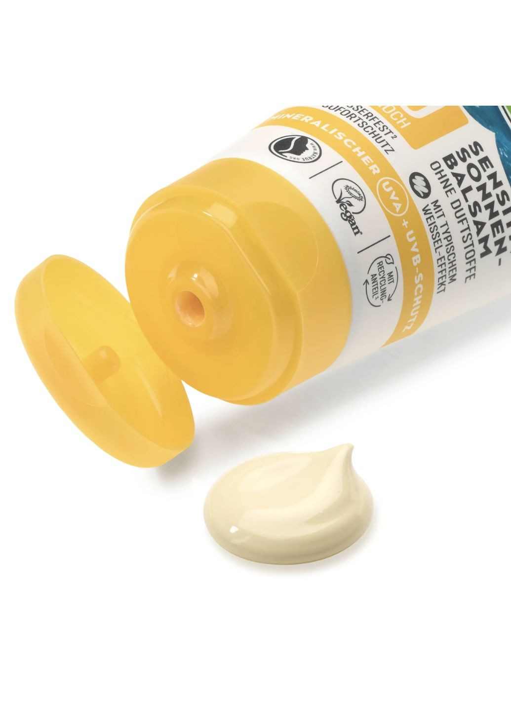 Детский натуральный солнцезащитный бальзам SPF 50 Sonnenbalsam Kids sensitiv, LSF 50, 150 ml No Brand (366889513)