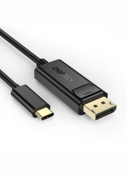Кабель мультимедийный USBC to DisplayPort 1.8m 4K 60Hz (XCP-1801BK) CHOETECH usb-c to displayport 1.8m 4k 60hz (287338594)