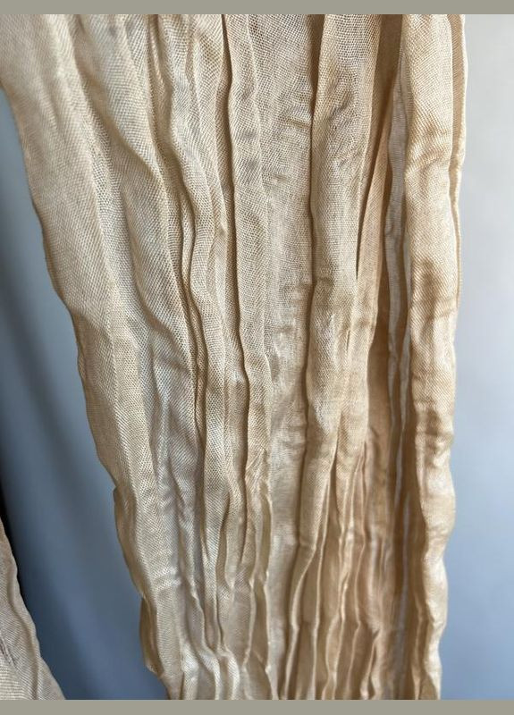 Бежева драпірувальна доріжка на стіл 300×65 см — декор для свята, весілля, фотозони No Brand (346591207)