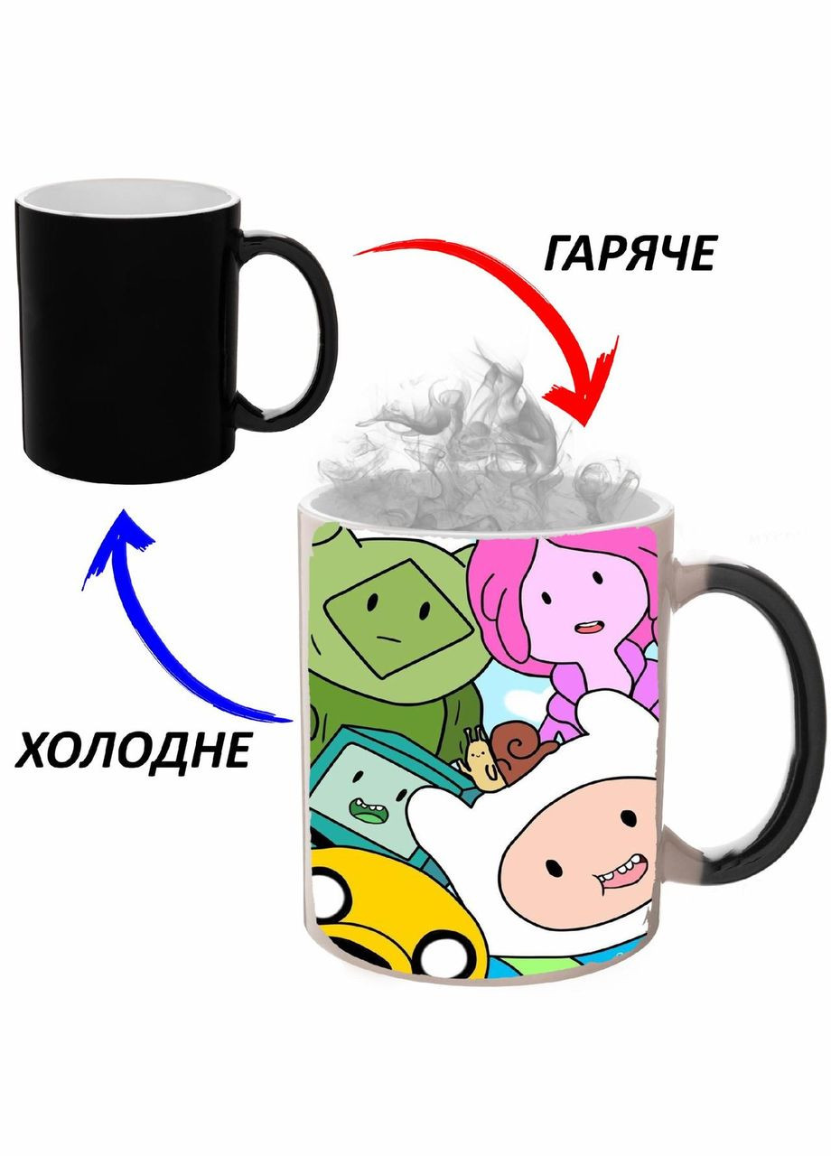 Чашка хамелон (кружка, чашка) с детским рисунком #166 Черная 330 мл No Brand (323471757)