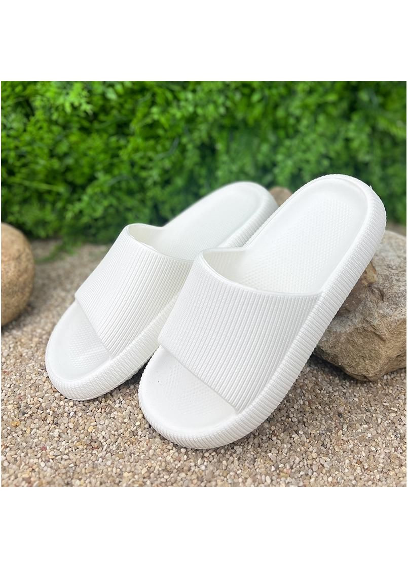 Белые жiночi шльопанцi summer е-002088-1 бiлi Sanlin