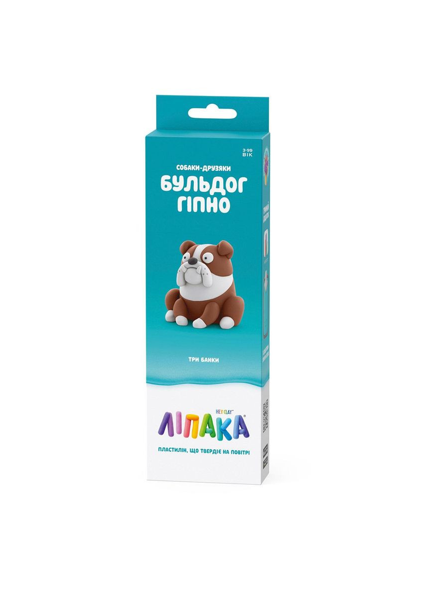 Набір пластиліну Ліпака - Собаки-друзі: Бульдог Гіпно Lipaka (365750758)