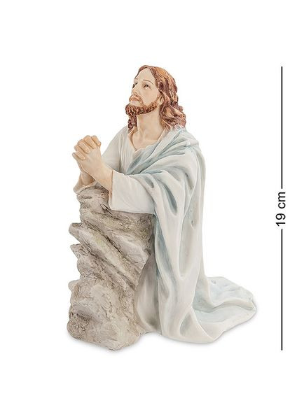 Статуэтка настольная Молитва Иисуса в Гефсиманском саду 19 см 1902329 полистоун Veronese (302239326)