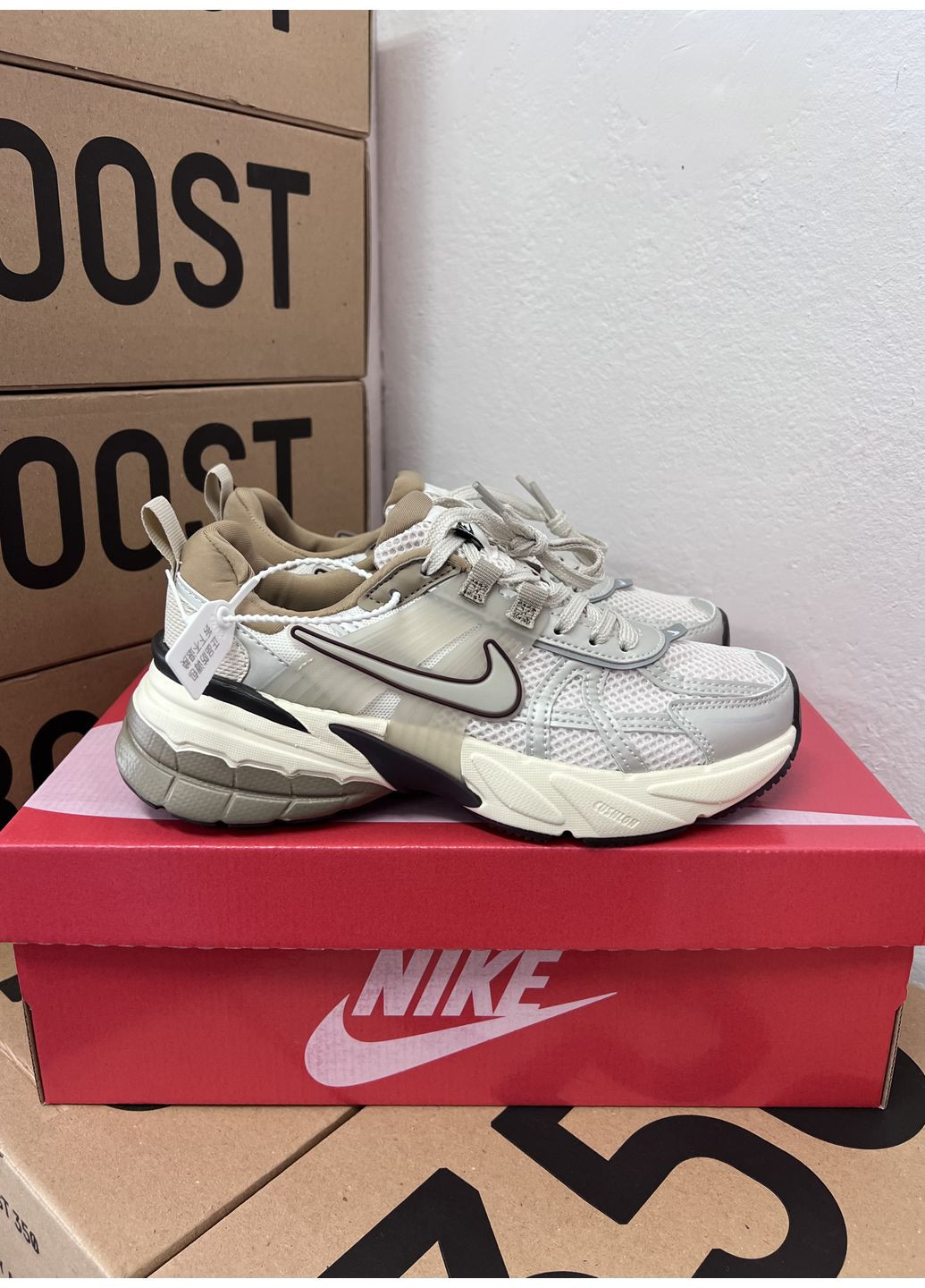 Кросівки V2K Runtekk orewood bron Nike бежеві літо (353305802)