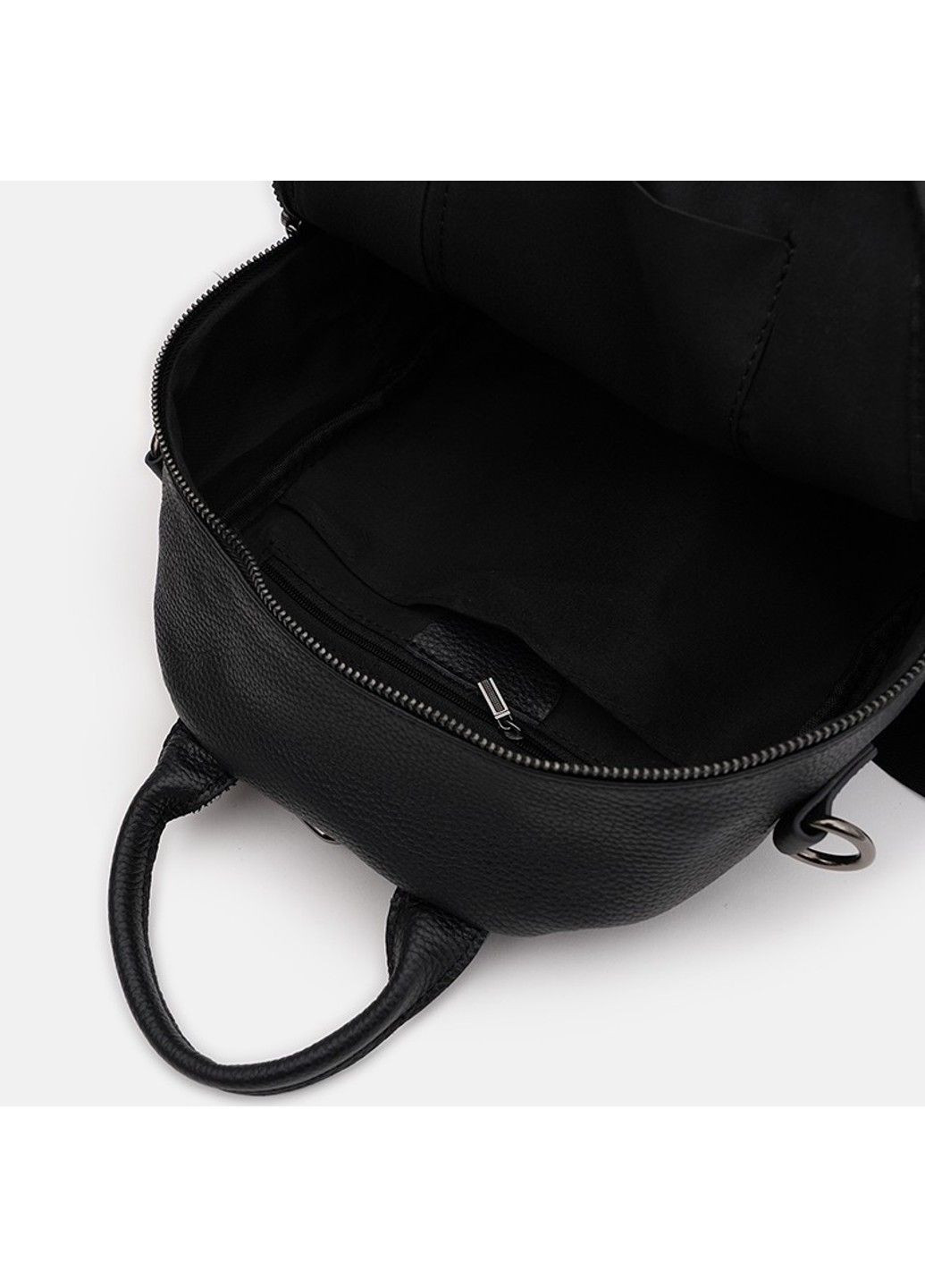 Шкіряний жіночий рюкзак k1857-2bl-black Keizer (291683165)