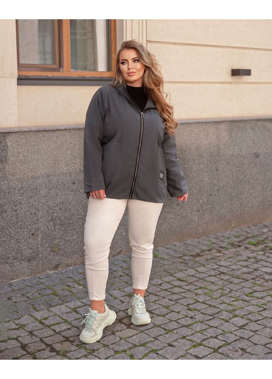 Жіноча стильна вітрівка — твій надійний захист від вітру та дощу!Ознайомтесь з розмірною сіткою перед вибором розміру! DK/DL Мода без кордонів (361010265}